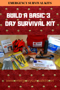 Build A Basic 3 Day Survival Kit